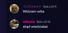 a screenshot of a chat with a cat and two people