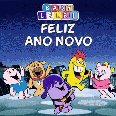 a poster for baby lele i feliz ano novo