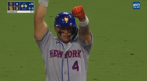 a baseball player wearing a new york jersey with the number 4