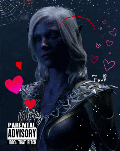 a wifey parental advisory poster with a heart drawn around her