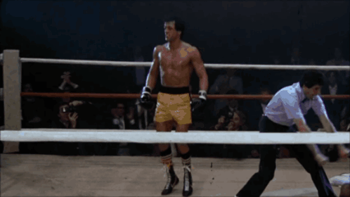 Rocky Balboa Rocky 3 GIF - Rocky Balboa Rocky 3 Rocky 3 Bow GIFs