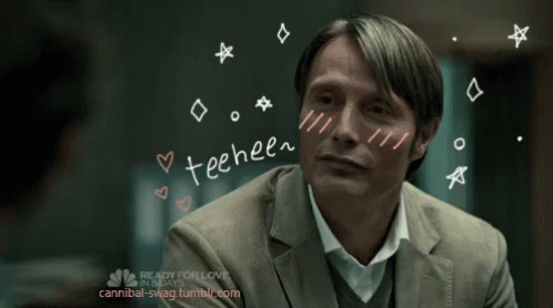 Teehee - Hannibal GIF - Hannibal Hannibal Lecter Cute GIFs