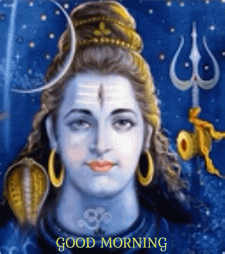 Lord Shiva Good Morning GIF - Lord Shiva Good Morning Blink GIFs