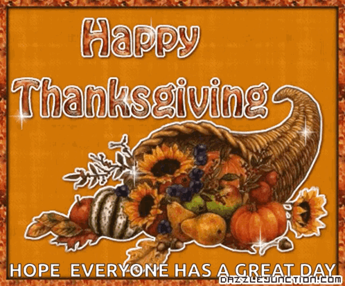 Happy Thanksgiving Sparkle GIF - Happy Thanksgiving Sparkle Fall GIFs