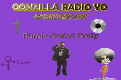 Purple Perfect Party Pfunk Radio GIF - Purple Perfect Party Pfunk Radio Gonzilla Radio Yo GIFs