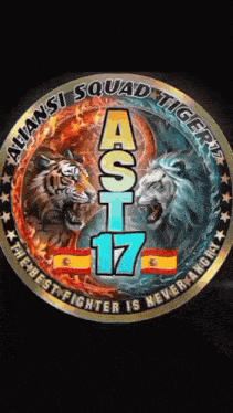 a picture of a tiger and a lion with the words alliance squad tigers on it