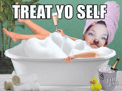 Rachael Treat Yo Self GIF - Rachael Treat Yo Self GIFs
