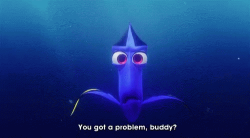 You Got A Problem Finding Nemo GIF - You Got A Problem Finding Nemo Do You Have A Problem GIFs