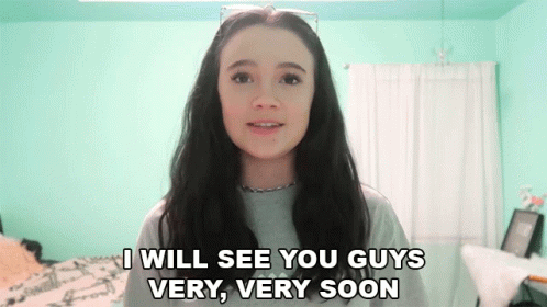 I Will See You Guys Very Very Soon Fiona Frills GIF - I Will See You Guys Very Very Soon Fiona Frills See You Soon GIFs