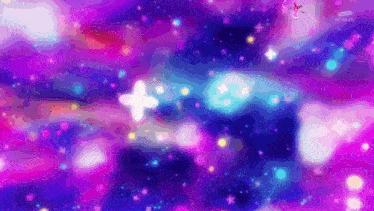 a purple and blue background with a butterfly in the center