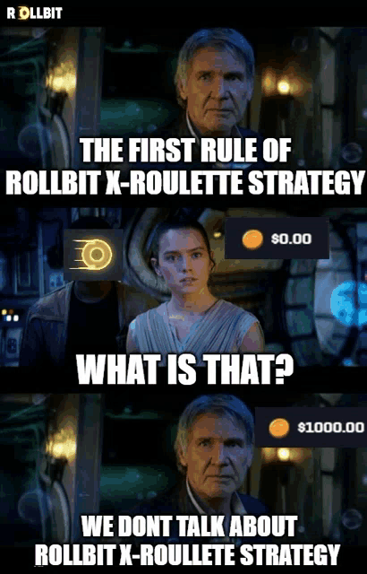 the first rule of rollbit x-roulette strategy is $ 0.00