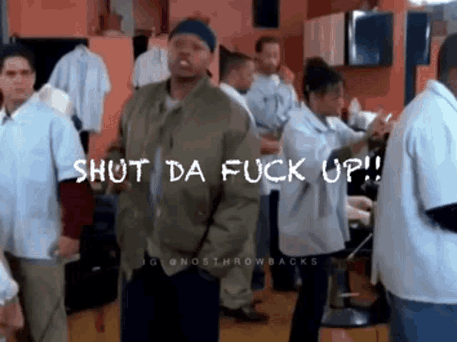Shut Da Fuck Up Pissed GIF