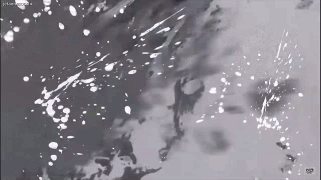a black and white painting with a watermark that says jettain kappa on it