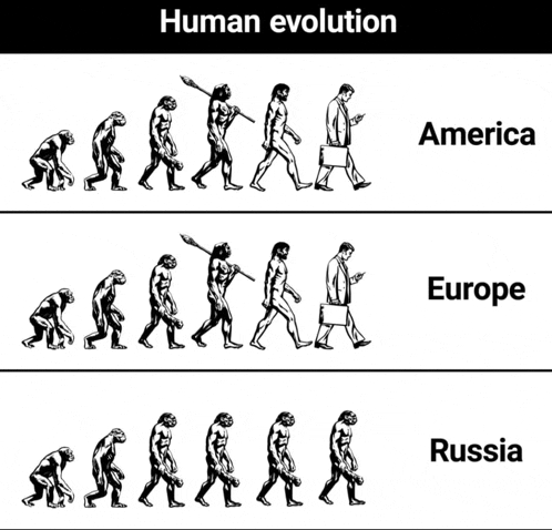 a black and white drawing of human evolution from monkey to man