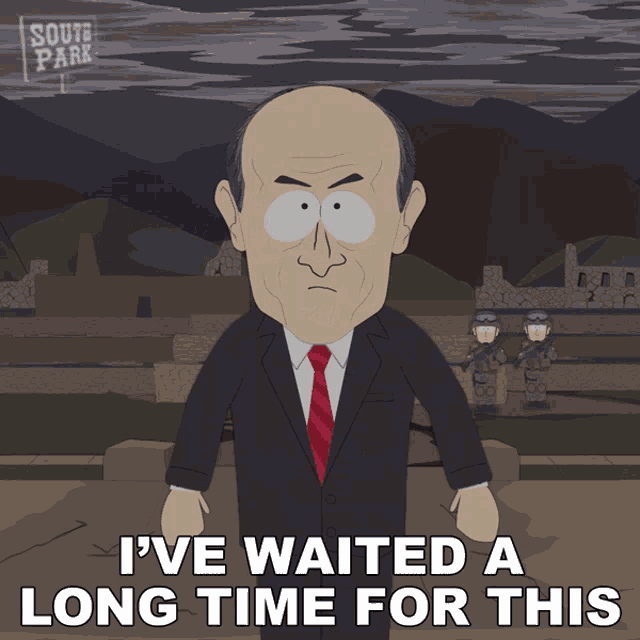 Ive Waited A Long Time For This Michael Chertoff GIF - Ive Waited A Long Time For This Michael Chertoff South Park GIFs