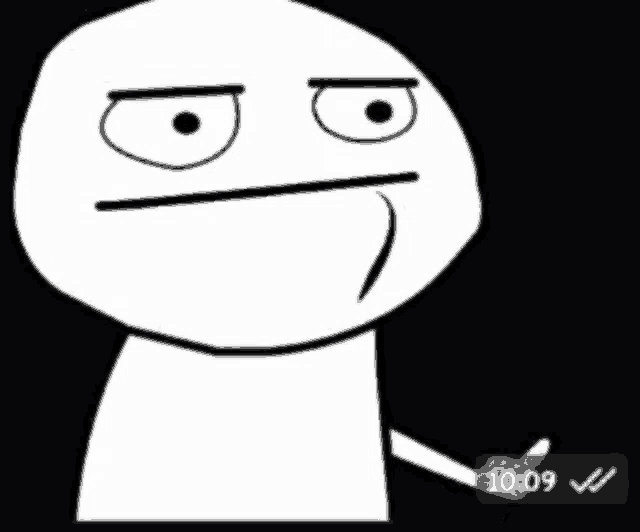 a black and white drawing of a person giving the middle finger with the time of 10:09