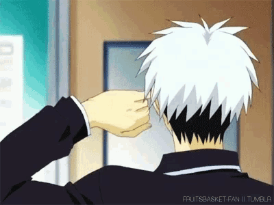 a picture of a person 's back with the words fruitsbasket-fan ii tumblr written on the bottom