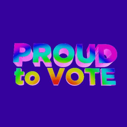 Lcv Proud To Vote GIF - Lcv Proud To Vote Proud Voter GIFs