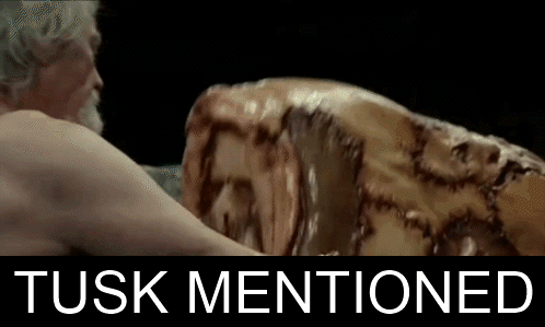Tusk Tusk Mentioned GIF - Tusk Tusk Mentioned Cursed Movie GIFs