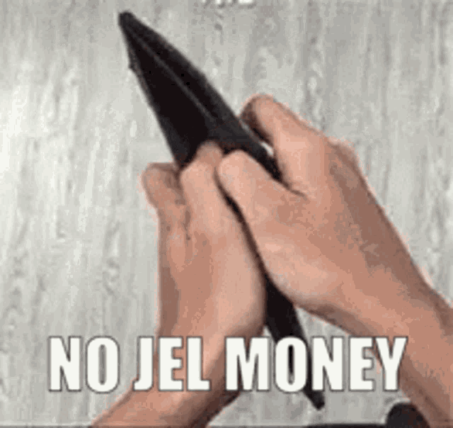 No Jel Money No Money GIF - No Jel Money No Money Roblox Trade Bot GIFs