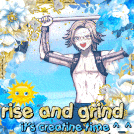 a poster that says rise and grind it 's creatine time on it