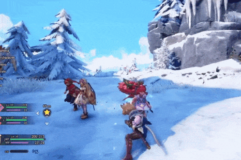 a screenshot of a video game shows a character with a very high lv