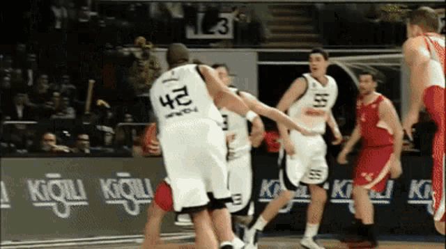 a player with the number 42 on his jersey