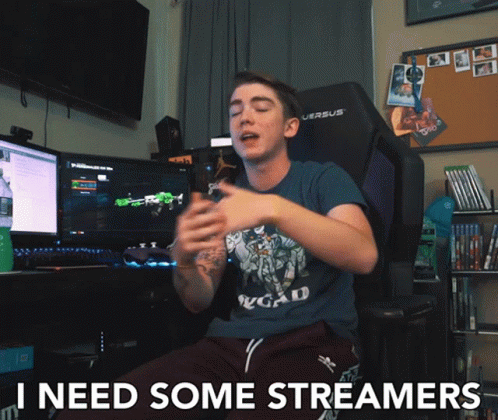 I Need Some Streamers Streamers Are Welcome GIF - I Need Some Streamers Streamers Are Welcome We Need You GIFs