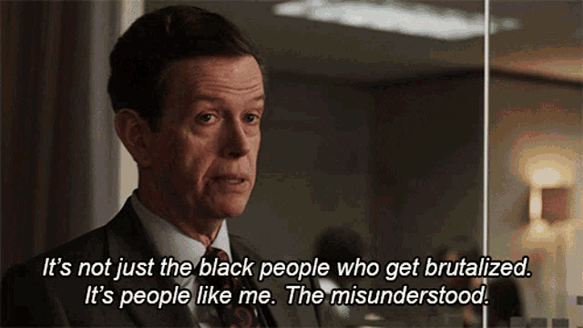 Its Not Just The Black People Who Get Brutalized The Good Fight GIF - Its Not Just The Black People Who Get Brutalized The Good Fight Getting Discriminations GIFs