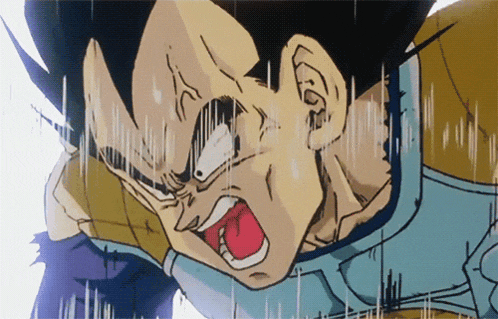 a close up of a cartoon character with a red tongue sticking out