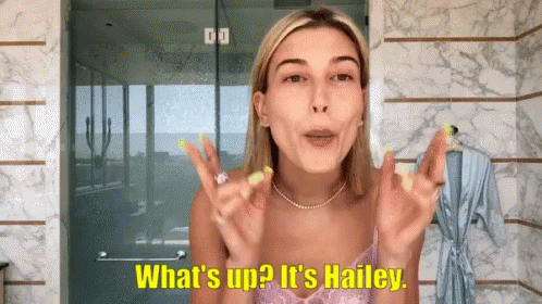 Hailey Baldwin Whats Up GIF - Hailey Baldwin Whats Up GIFs