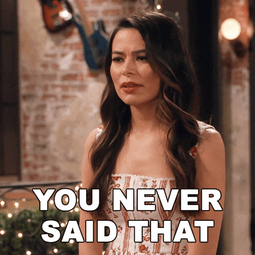 You Never Said That Carly Shay GIF - You Never Said That Carly Shay Icarly GIFs