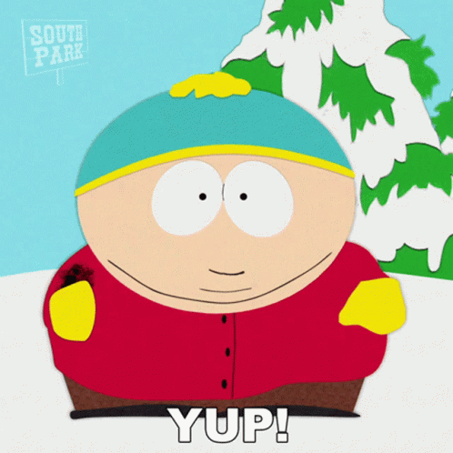 Yup Eric Cartman GIF - Yup Eric Cartman South Park GIFs