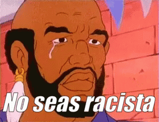 Caricatura Llorando GIF - Racista Racismo No Al Racismo GIFs