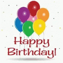 Happy Birthday Celebration GIF - Happy Birthday Celebration Balloons GIFs