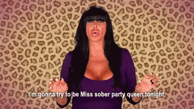 Miss Sober Party Queen GIF - Sober Miss Sober Party GIFs