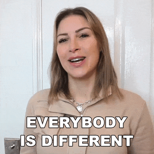Everybody Is Different Tracy Kiss GIF