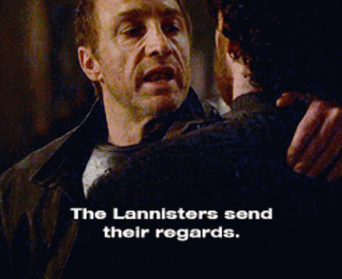 Robb Stark Lannister GIF - Robb Stark Lannister Send Their Regards GIFs