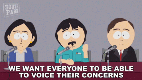 We Want Everyone To Be Able To Voice Their Concerns Randy Marsh GIF - We Want Everyone To Be Able To Voice Their Concerns Randy Marsh South Park GIFs