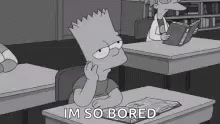 Im So Bored Bored GIF - Im So Bored Bored Bart Simpsons GIFs