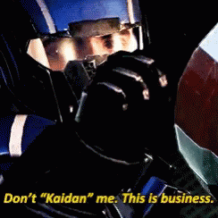 Kaidan Alenko Mass Effect GIF - Kaidan Alenko Mass Effect Serious Business GIFs