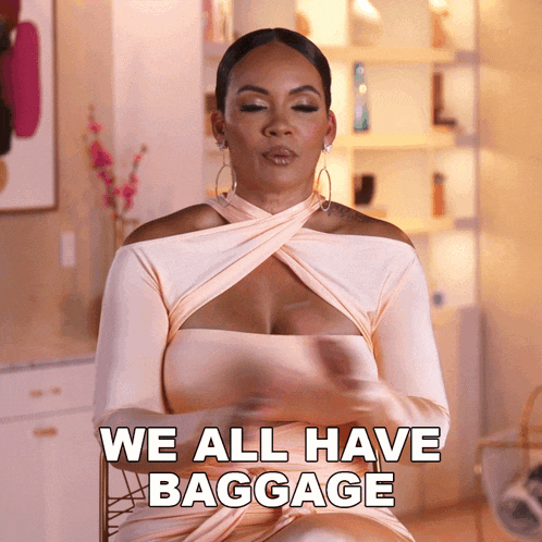 We All Have Baggage Evelyn Lozada GIF - We All Have Baggage Evelyn Lozada Basketball Wives Los Angeles GIFs