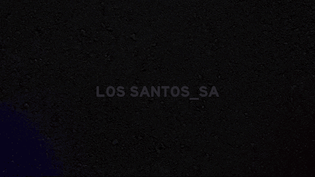 a black background with the words los santos_sa written on it
