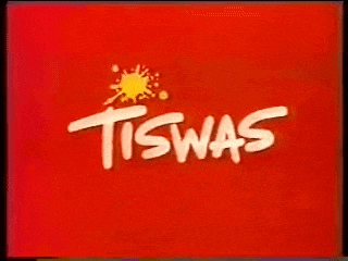 a cartoon hand is pointing at the word tiscas