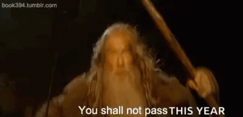 You Shall Not Pass Lord Of The Ring GIF - You Shall Not Pass Lord Of The Ring This Year GIFs