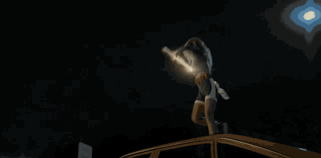 a blurred image of a person in a superhero outfit