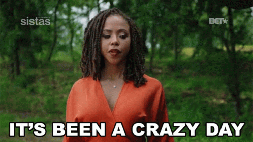 Its Been A Crazy Day Andi Barnes GIF - Its Been A Crazy Day Andi Barnes Sistas GIFs