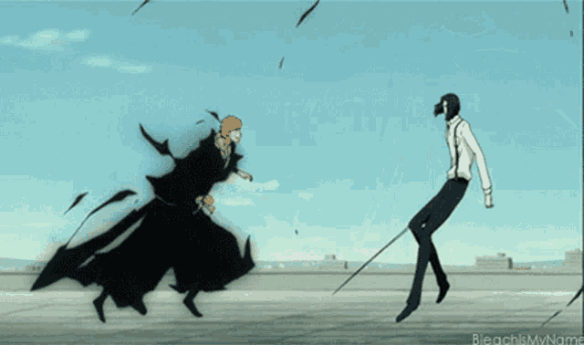 bleach is my name is written on the bottom of the picture