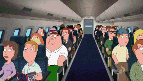 This Plane'S Goin' To Miami 💺✈️ GIF - Family Guy Airplane Gun GIFs