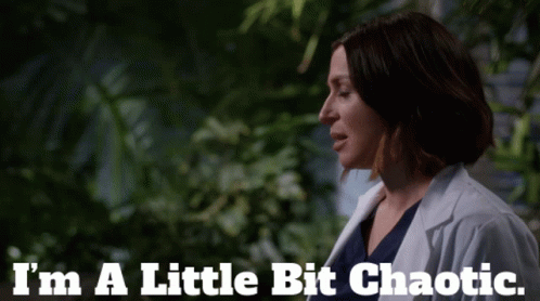 Greys Anatomy Amelia Shepherd GIF - Greys Anatomy Amelia Shepherd Im A Little Bit Chaotic GIFs